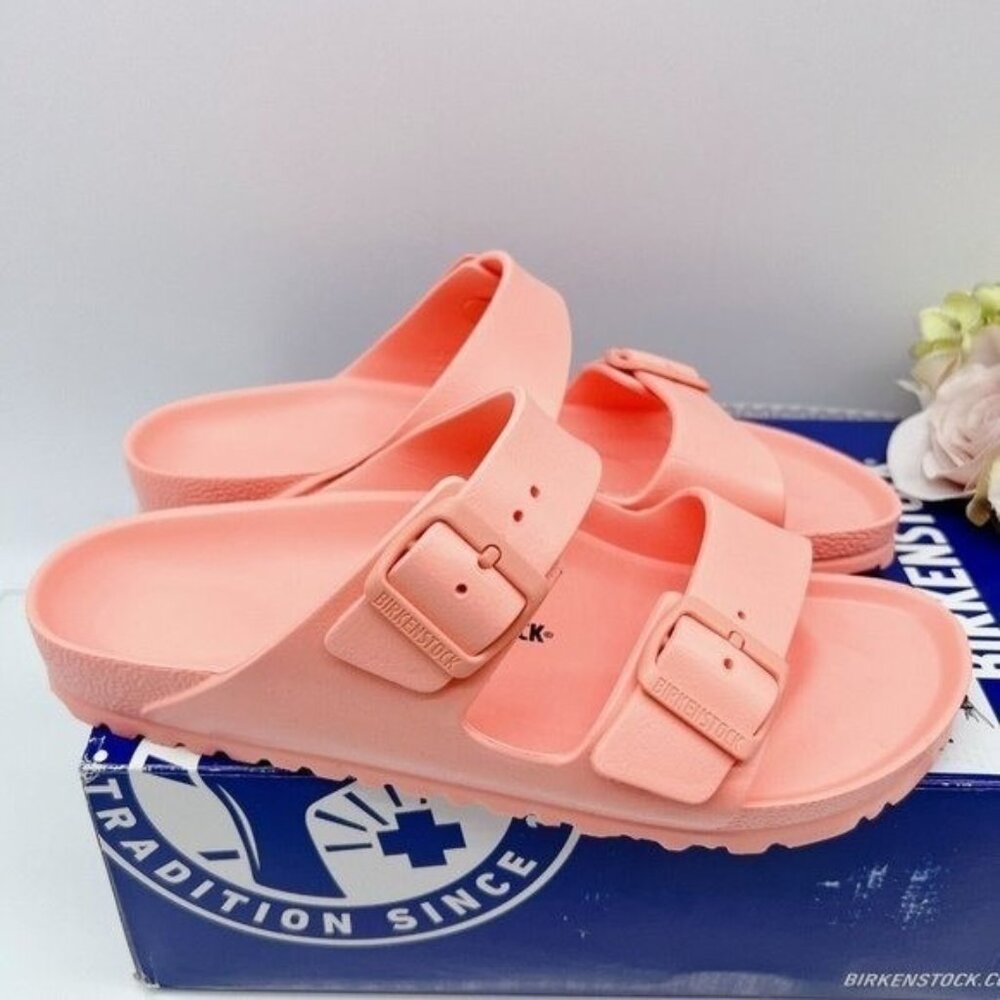 Birkenstock Arizona EVA Sandals in Coral Pink 41